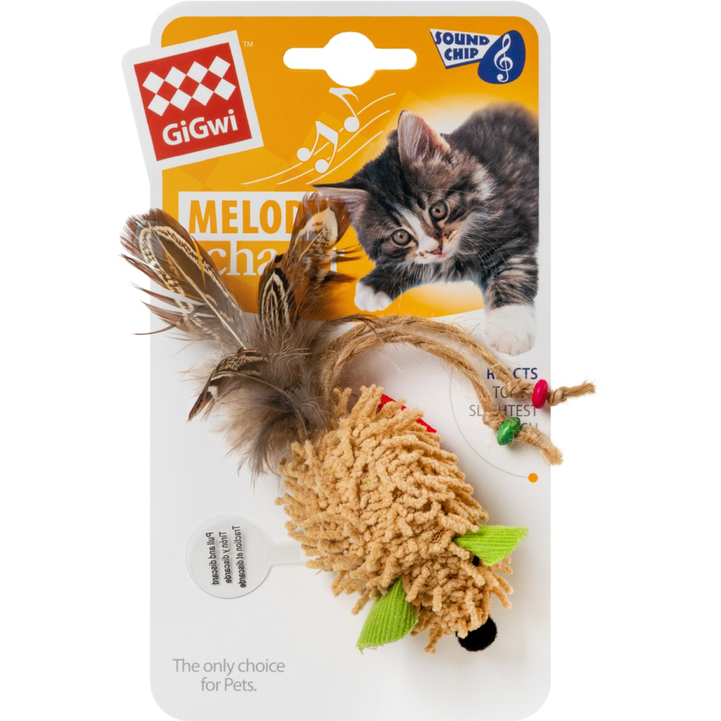 Іграшка для котів GiGwi Melody chaser Миша з електронним чипом 7 см (75030) - зображення 2