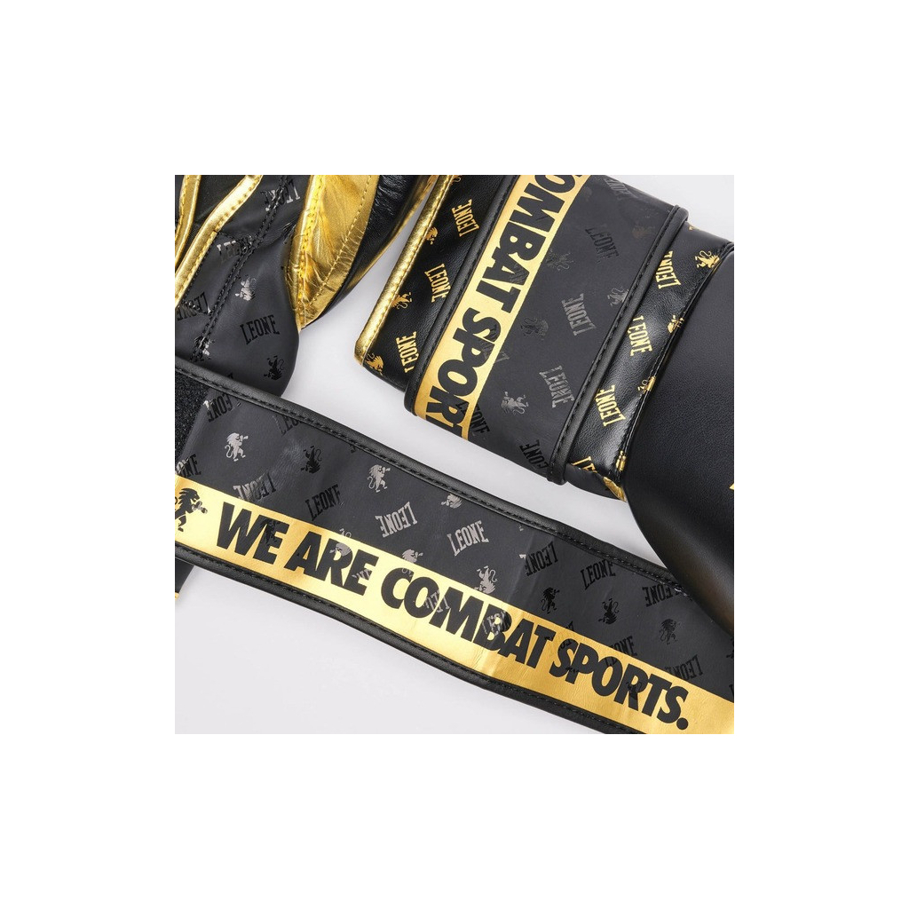 Боксерські рукавички Leone GN220 DNA Black 10 унцій (GN220_Black_10oz) - зображення 9