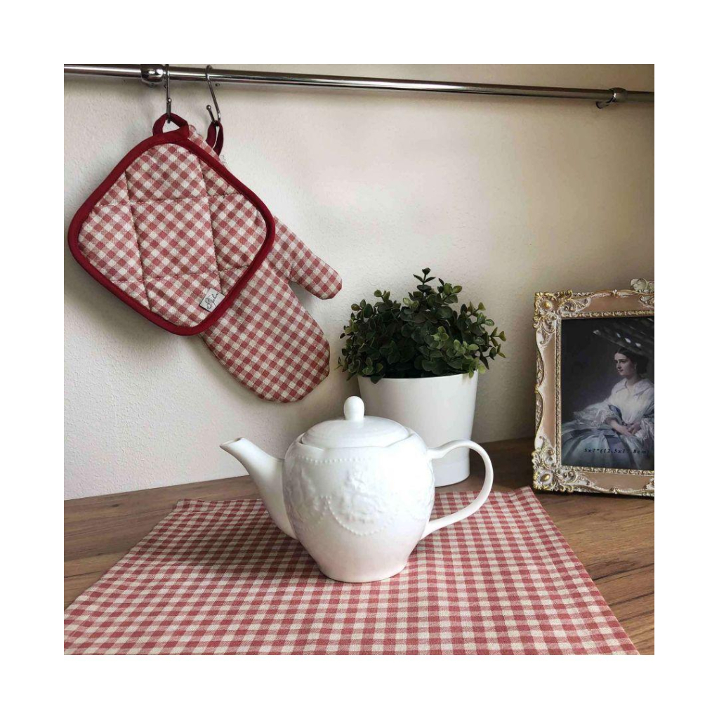 Кухонна прихватка Прованс Рукавичка Глорія Клітинка (014595) - зображення 2