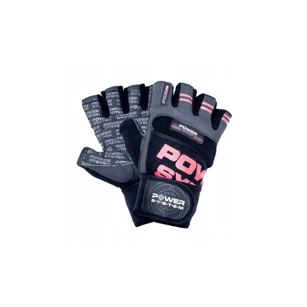 Рукавички для фітнесу Power System PS-2800 Червоні M (PS-2800_M_Red) - зображення 1