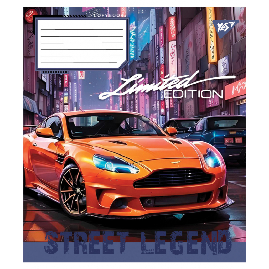 Зошит Yes Sreet legend А5 60 аркушів клітинка (767912) - зображення 3