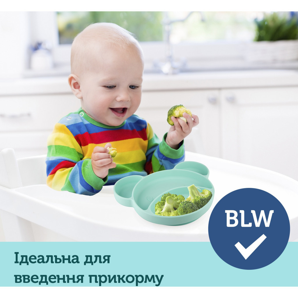Тарілка дитяча Canpol babies Ведмедик на присосці Рожева (51/401_pin) - зображення 6