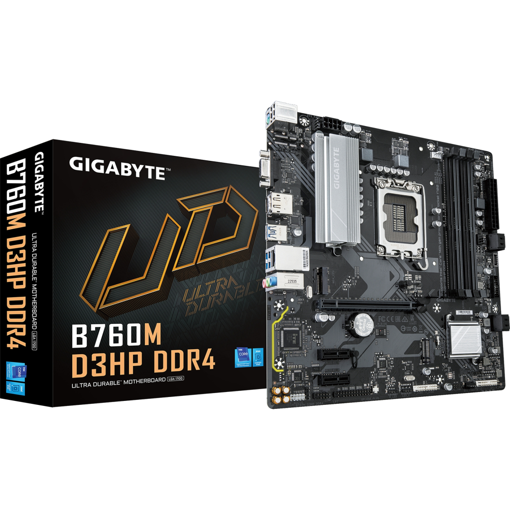 Материнська плата GIGABYTE B760M D3HP DDR4 - зображення 4
