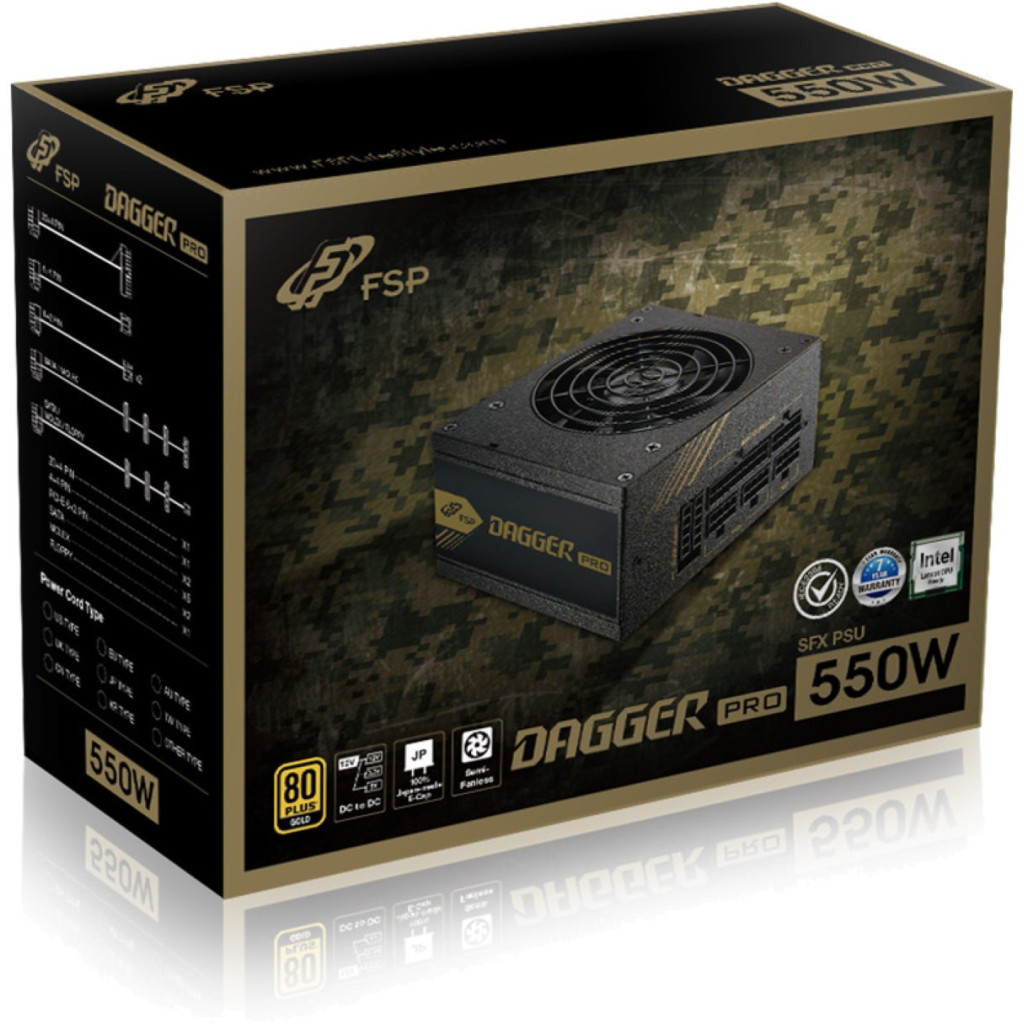 Блок живлення FSP 550W SFX DAGGER PRO (SDA2-550) - зображення 9