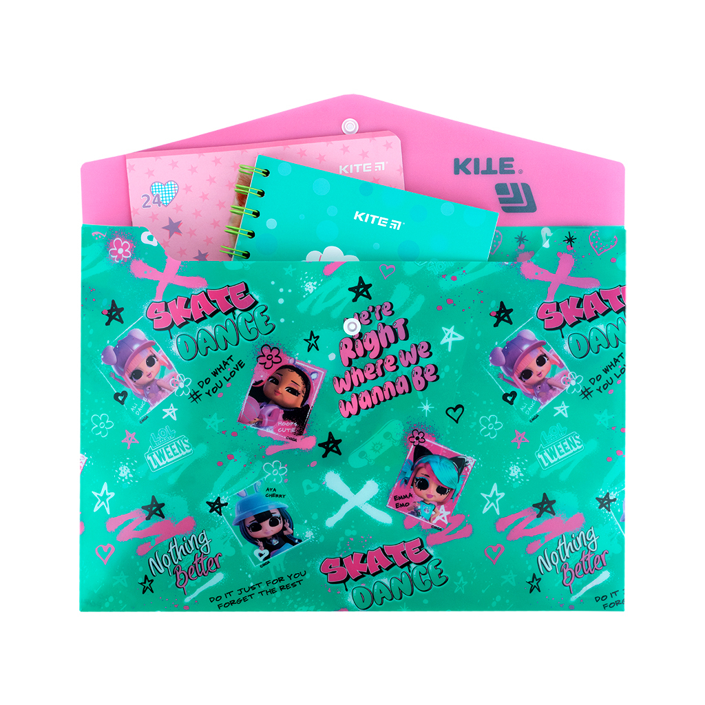 Папка - куточок Kite А4 LOL -1 (LO25-244-1) - зображення 3