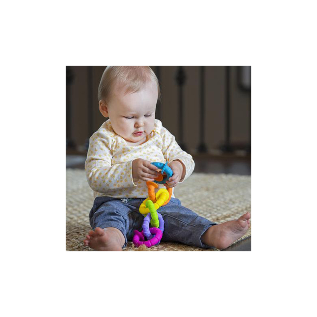 Брязкальце Fat Brain Toys набір прорізувачів Гнучкі колечка pipSquigz Ringlets (F250ML) - зображення 5