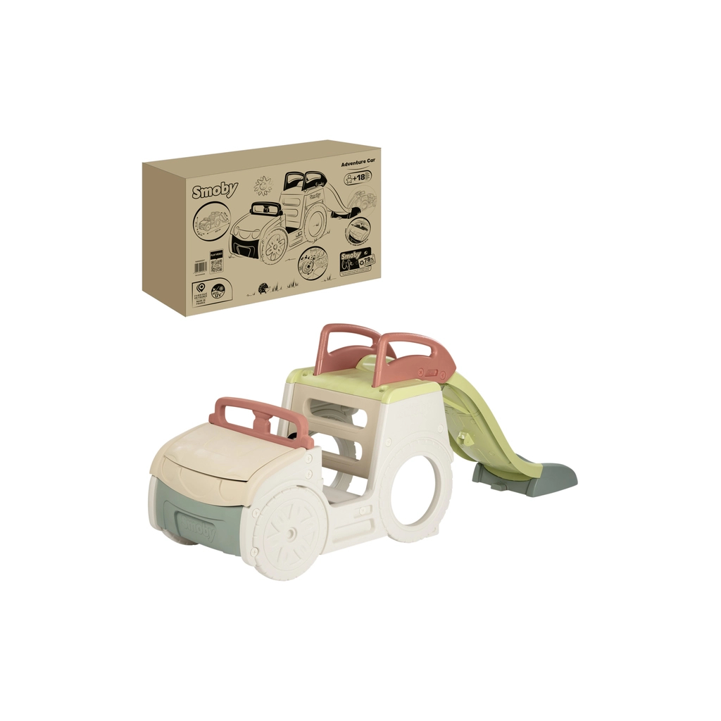 Ігровий майданчик Smoby Life Автомобіль мандрівника з гіркою та пісочницею (7600840207) - зображення 2