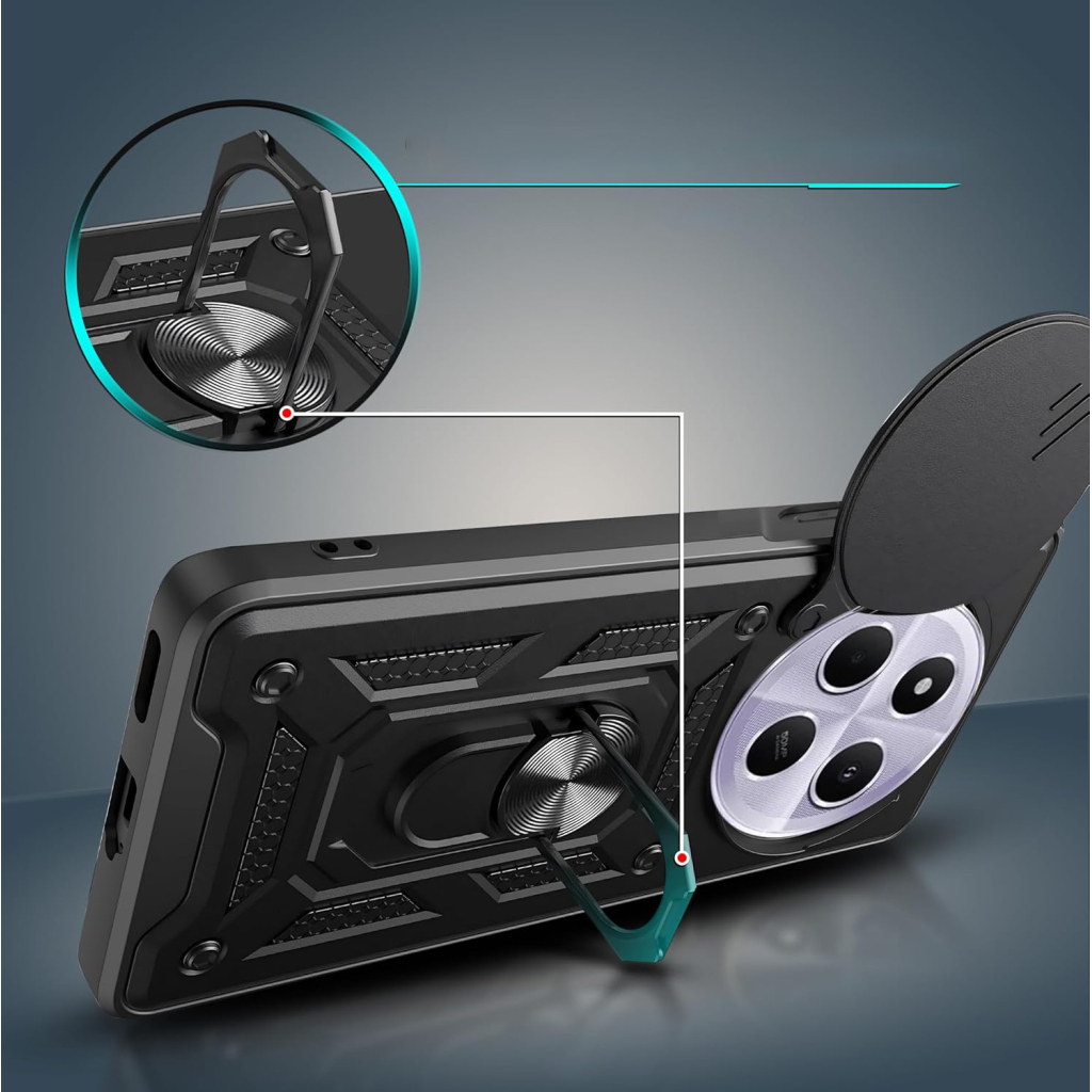 Чохол до мобільного телефона BeCover Military Xiaomi Redmi A4 5G Black (712875) - зображення 6