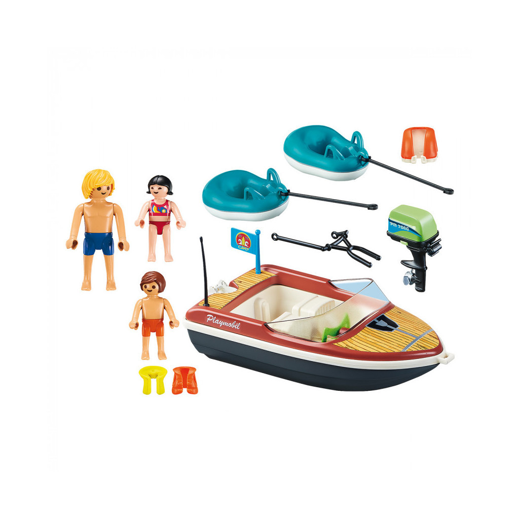 Конструктор Playmobil Моторний човен із плюшками (6336642) - зображення 2