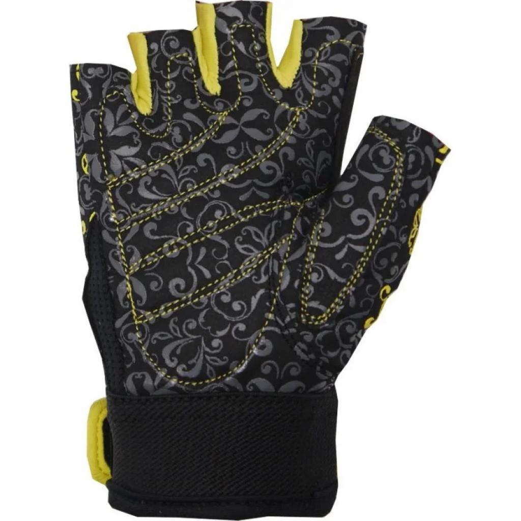 Рукавички для фітнесу Power System Classy Woman PS-2910 M Yellow (PS_2910_M_Black/Yellow) - зображення 2