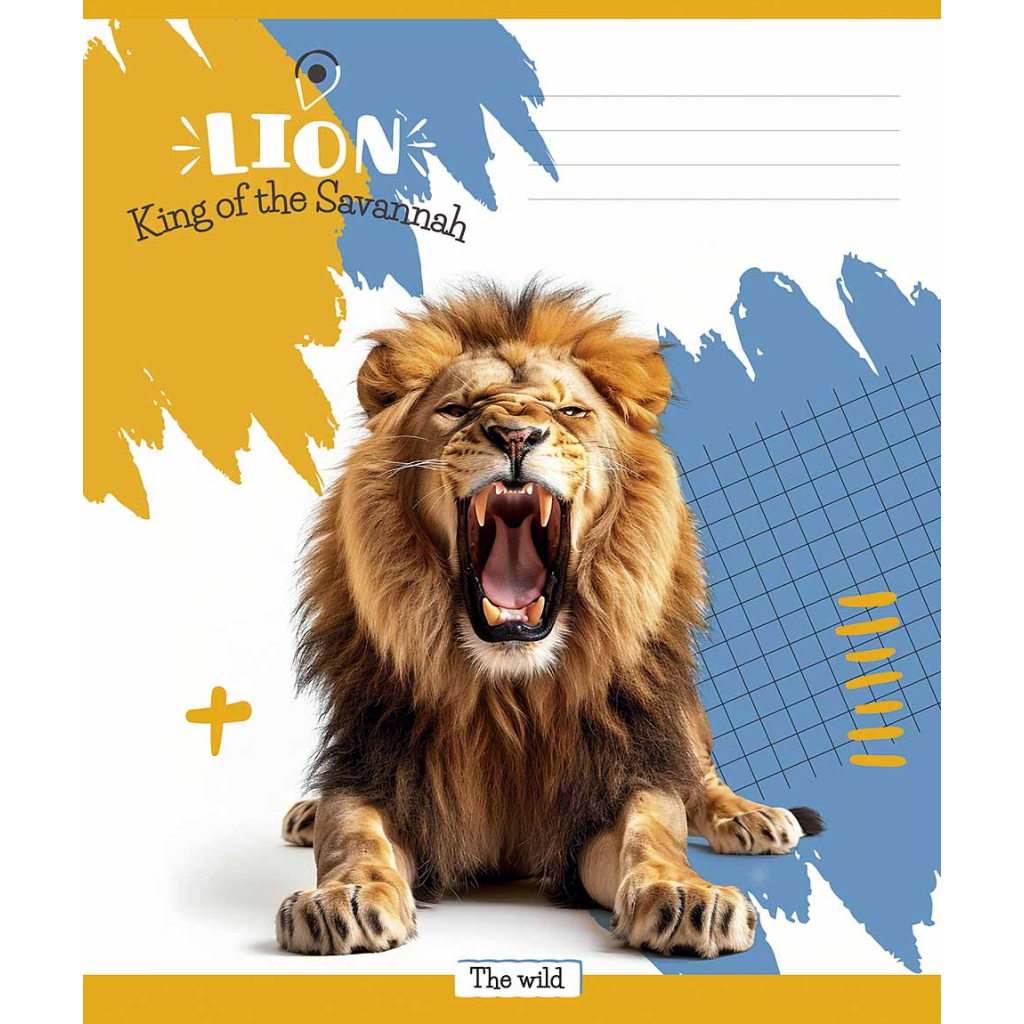 Зошит Школярик King of the Tropics 18 аркушів лінія (018-3421L) - зображення 3