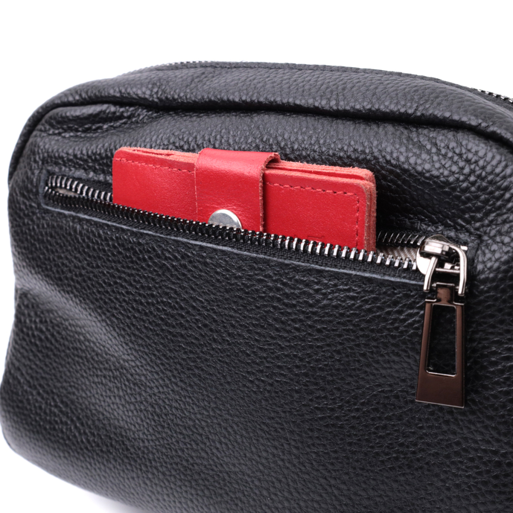 Сумка Vintage З натуральної шкіри Чорна (22634) - зображення 9