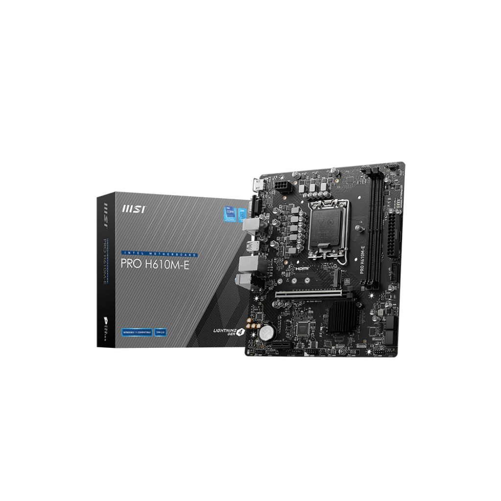 Материнська плата MSI PRO H610M-E - зображення 2