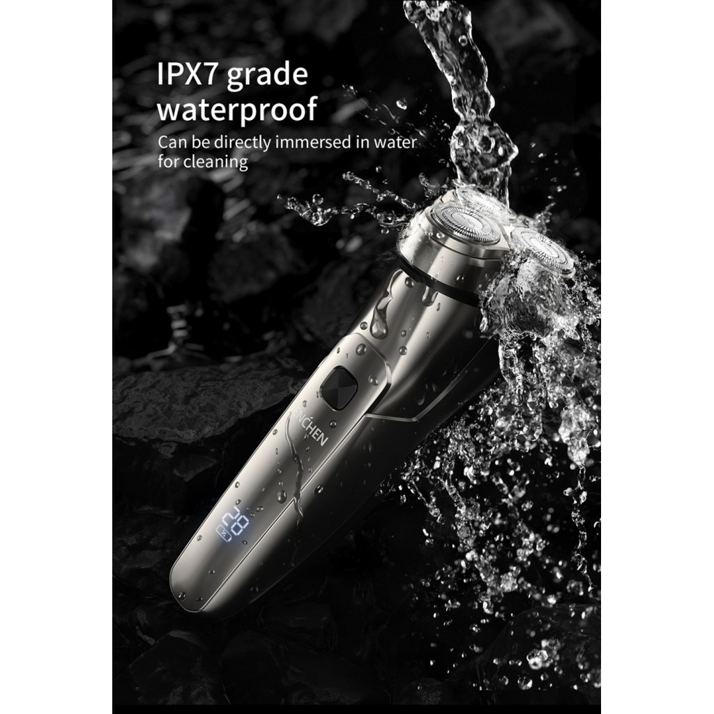 Електробритва Xiaomi Enchen Steel 3S Black/Gold - зображення 3