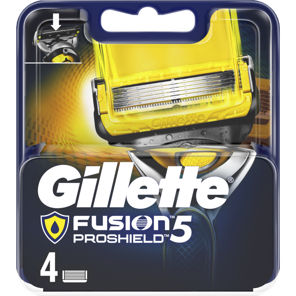 Змінні касети Gillette Fusion ProShield 4 шт (7702018412488) - изображение 2