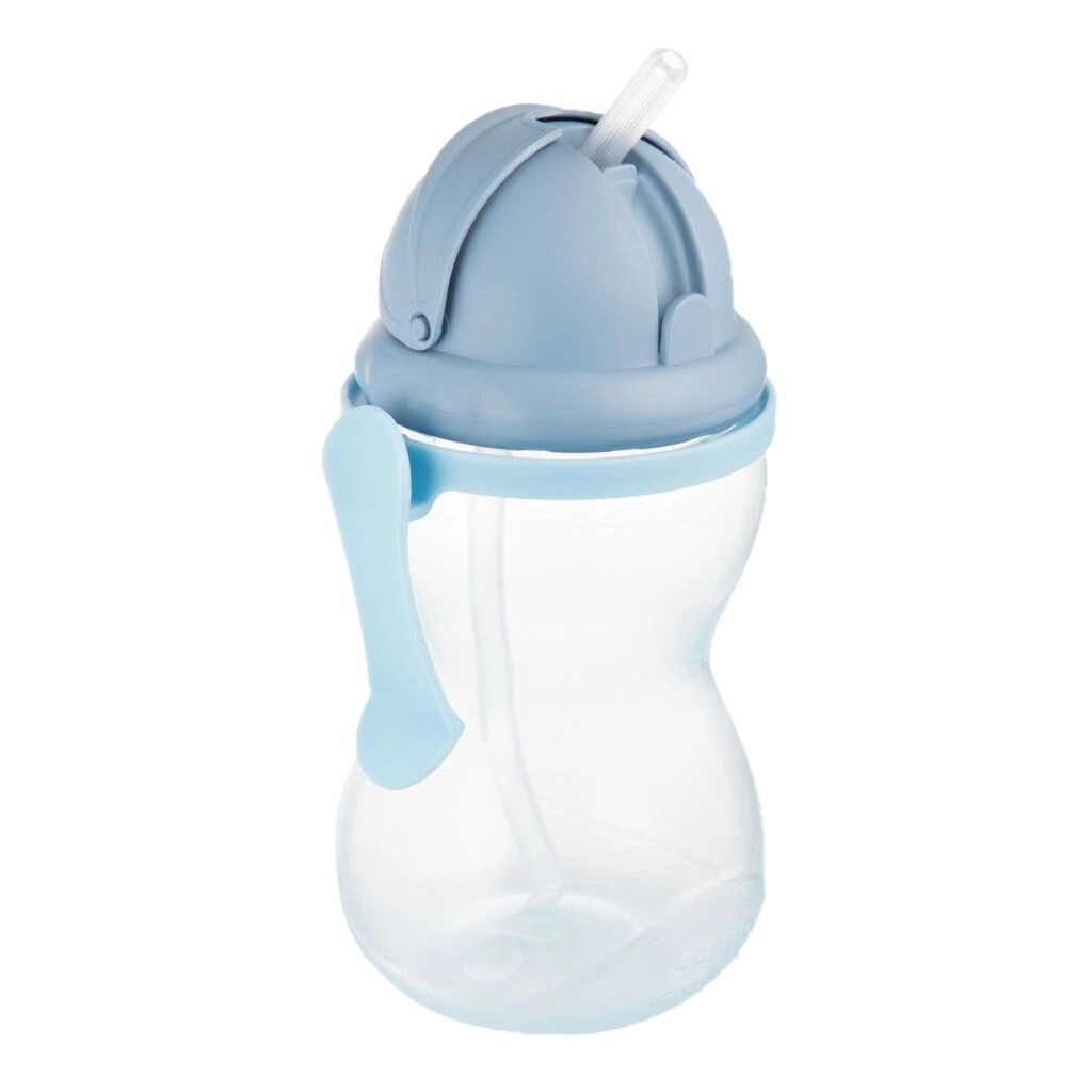 Поїльник-непроливайка Canpol babies зі складною силіконовою трубочкою, синя 370 мл (56/113_blu2) - зображення 1