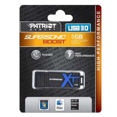 USB флеш накопичувач Patriot 8GB SUPERSONIC BOOST XT USB 3.0 (PEF8GSBUSB) - зображення 4