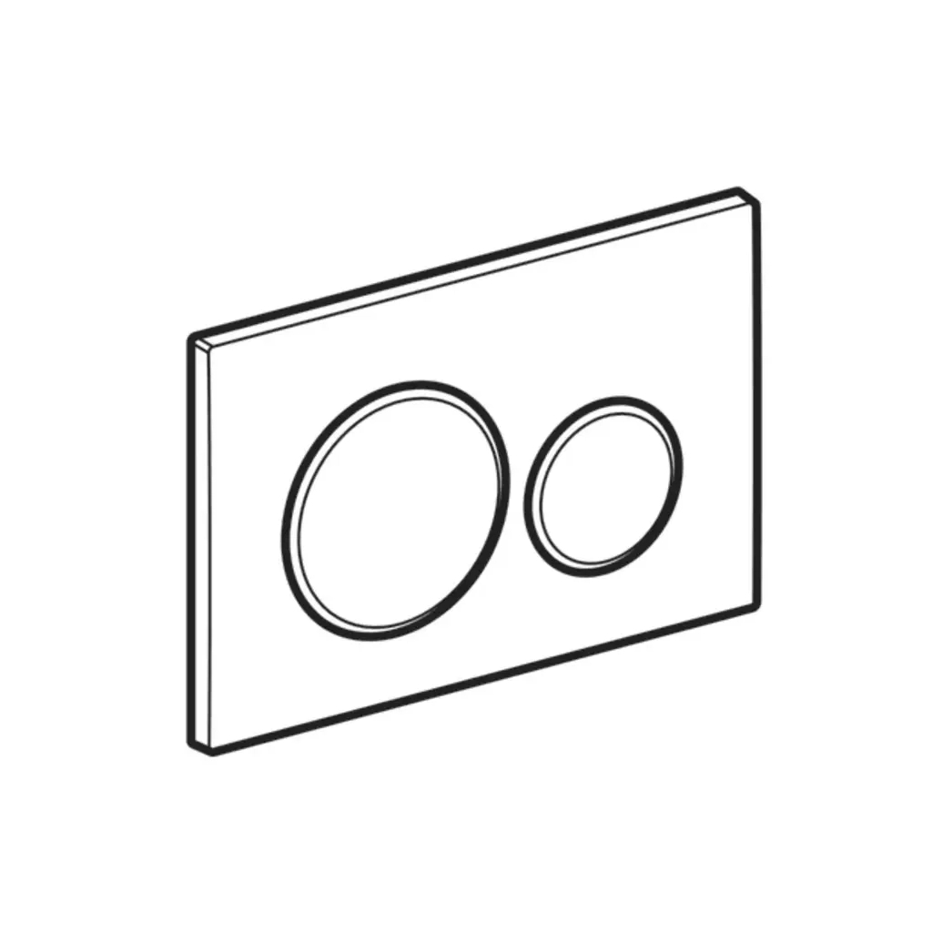 Панель змиву Geberit Sigma20 білий мат (115.882.01.1) - зображення 2