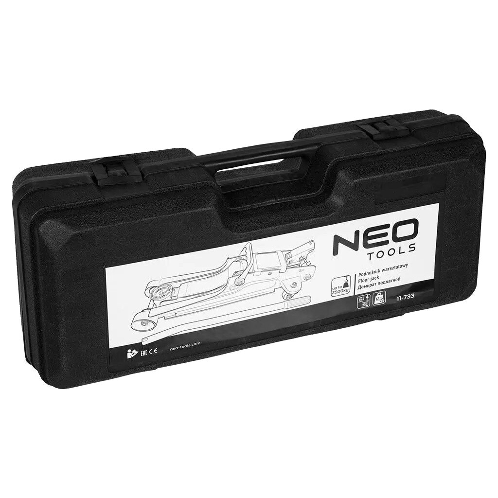 Домкрат Neo Tools гідравлічний, підкатний, 2.5т, 85-385мм (11-733) - зображення 11