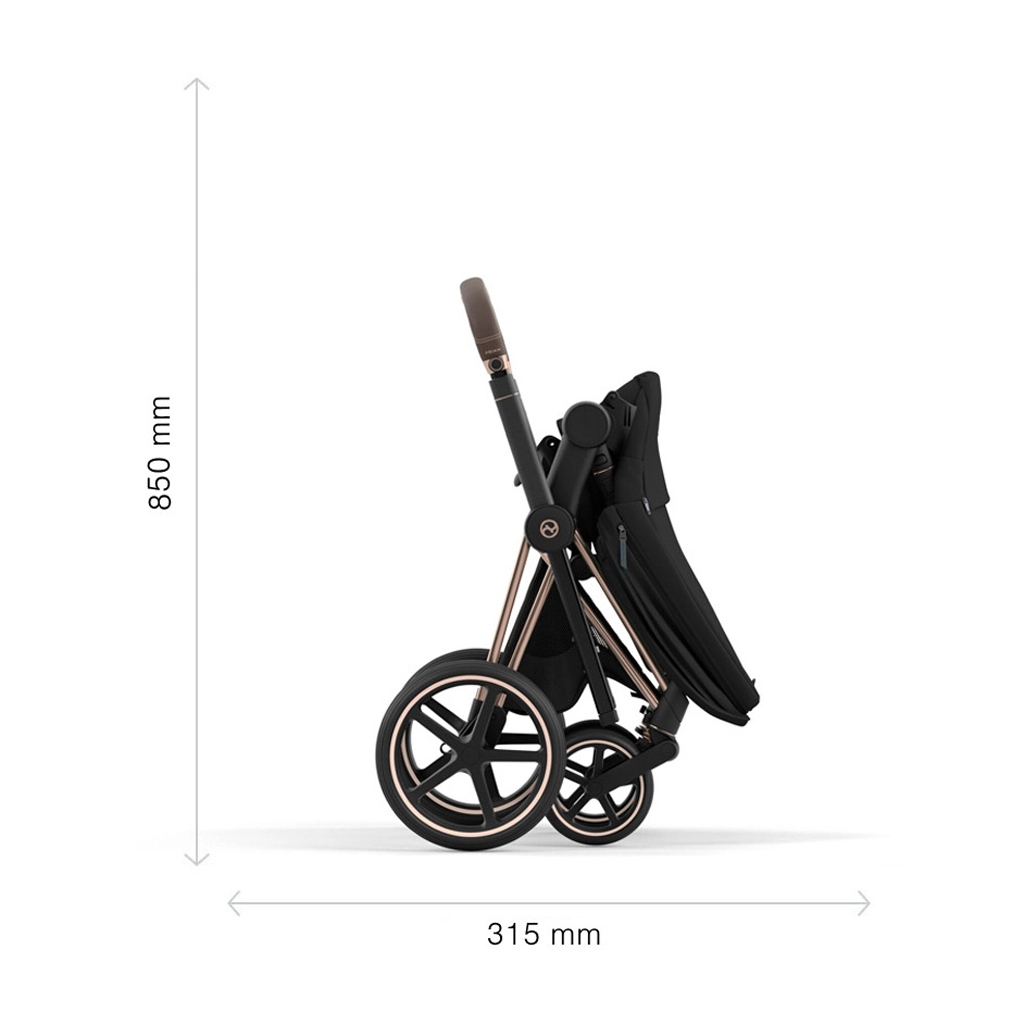 Шасі для коляски Cybex Priam New Generation з каркасом Rosegold (521002337) - зображення 6
