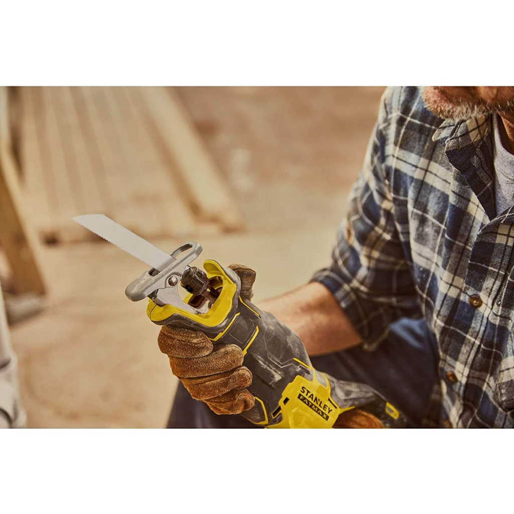 Шабельна пила Stanley FatMax безщіткова, 18ВLi-Ion, 3200 хід/хв, хід 28мм (без АКБ та ЗП) (SFMCS310B) - изображение 6