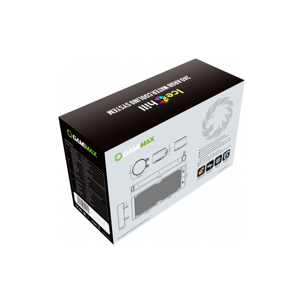 Система рідинного охолодження Gamemax IceHill240-Rainbow - зображення 8