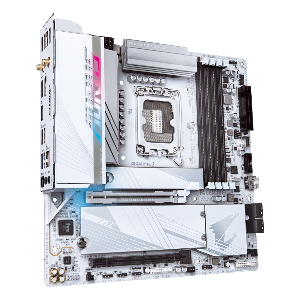 Материнська плата GIGABYTE B760M AORUS ELITE X AX (B760M A ELITE X AX) - зображення 2