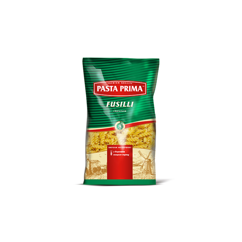 Макарони Pasta Prima Спіральки 750 г (4823096008332) - зображення 1