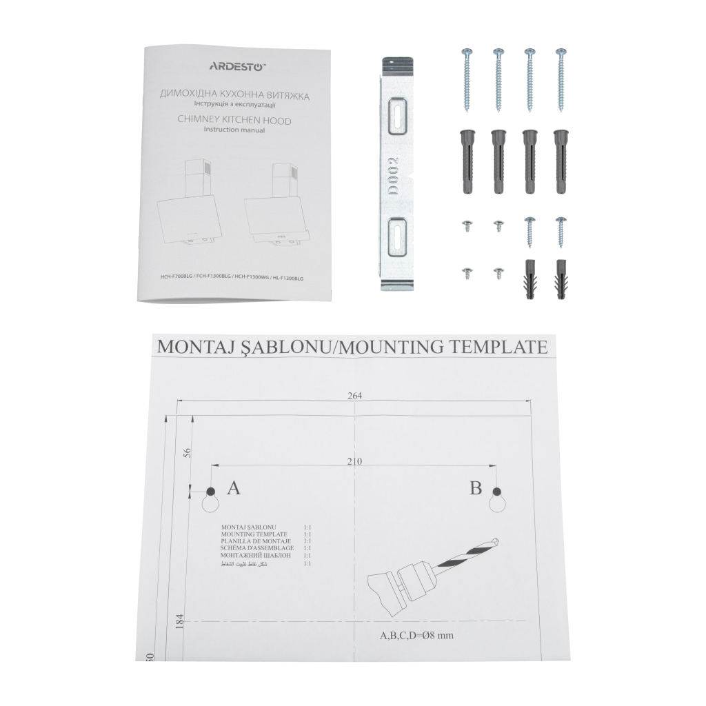 Витяжка кухонна Ardesto HCH-F1300WG - изображение 11