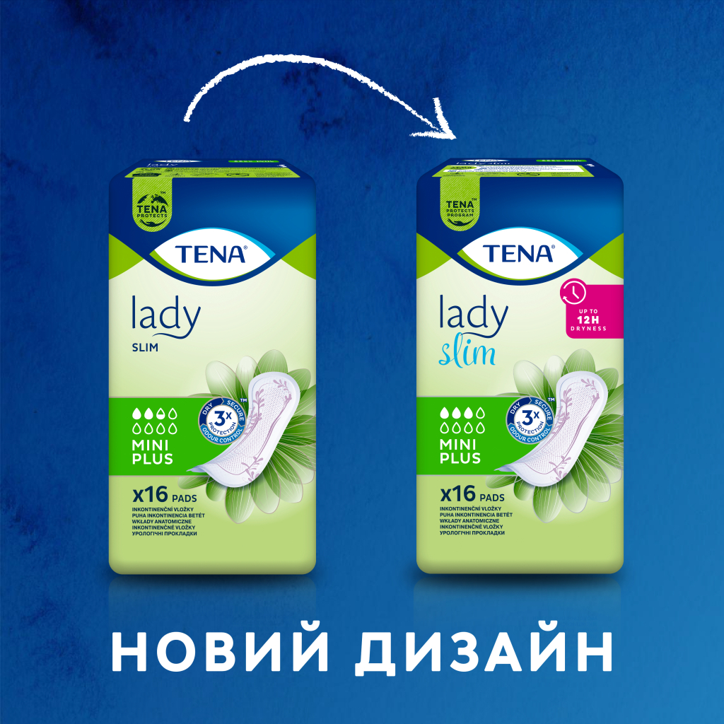 Урологічні прокладки Tena Lady Slim Mini Plus 16 шт. (7322540852868) - зображення 3
