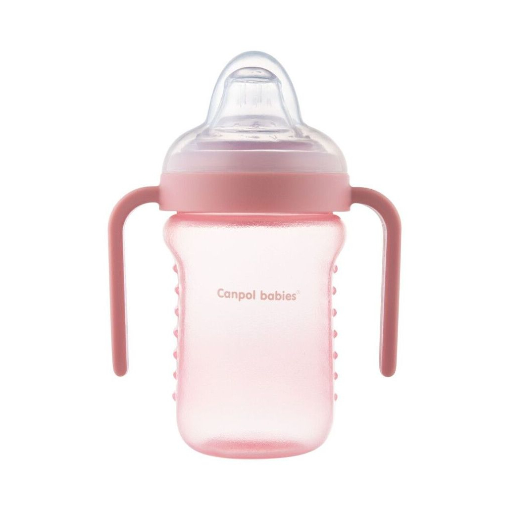 Поїльник-непроливайка Canpol babies з силіконовим носиком 220 мл (56/605) - зображення 1