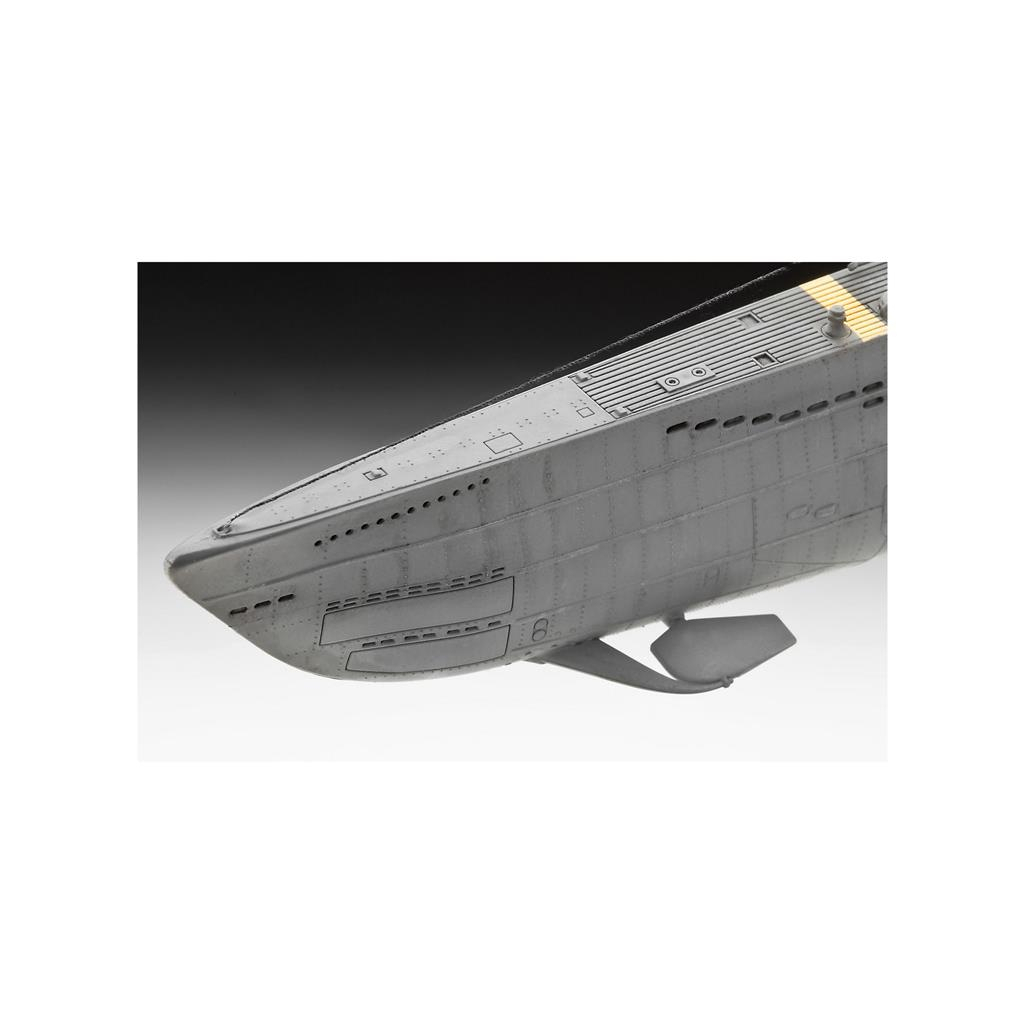 Збірна модель Revell Підводний човен Type VII C/41 рівень 4 масштаб 1:144 (RVL-05100) - зображення 5