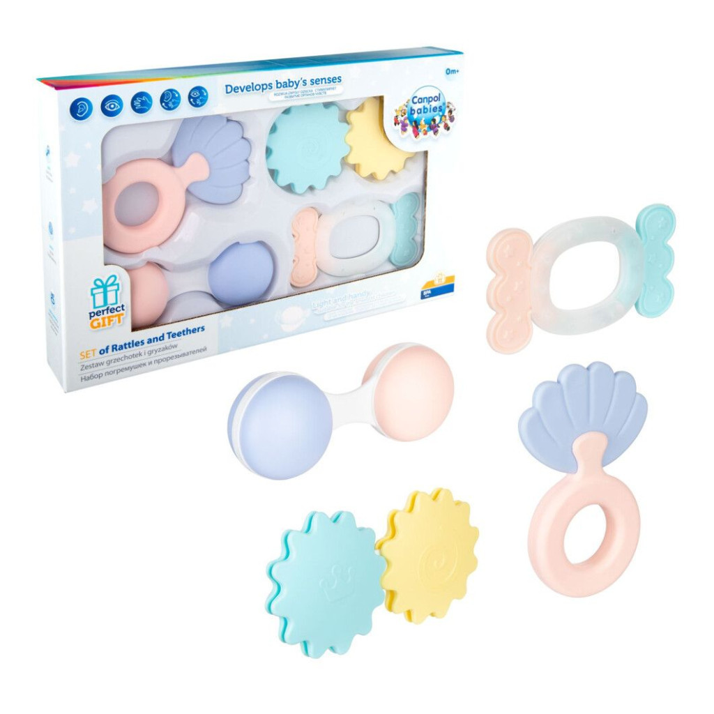 Брязкальце Canpol набір Pastel (79/401) - изображение 1