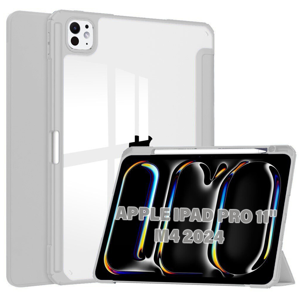 Чохол до планшета BeCover Soft Edge TPU Apple iPad Pro 11" M4 2024 Gray (711715) - зображення 1