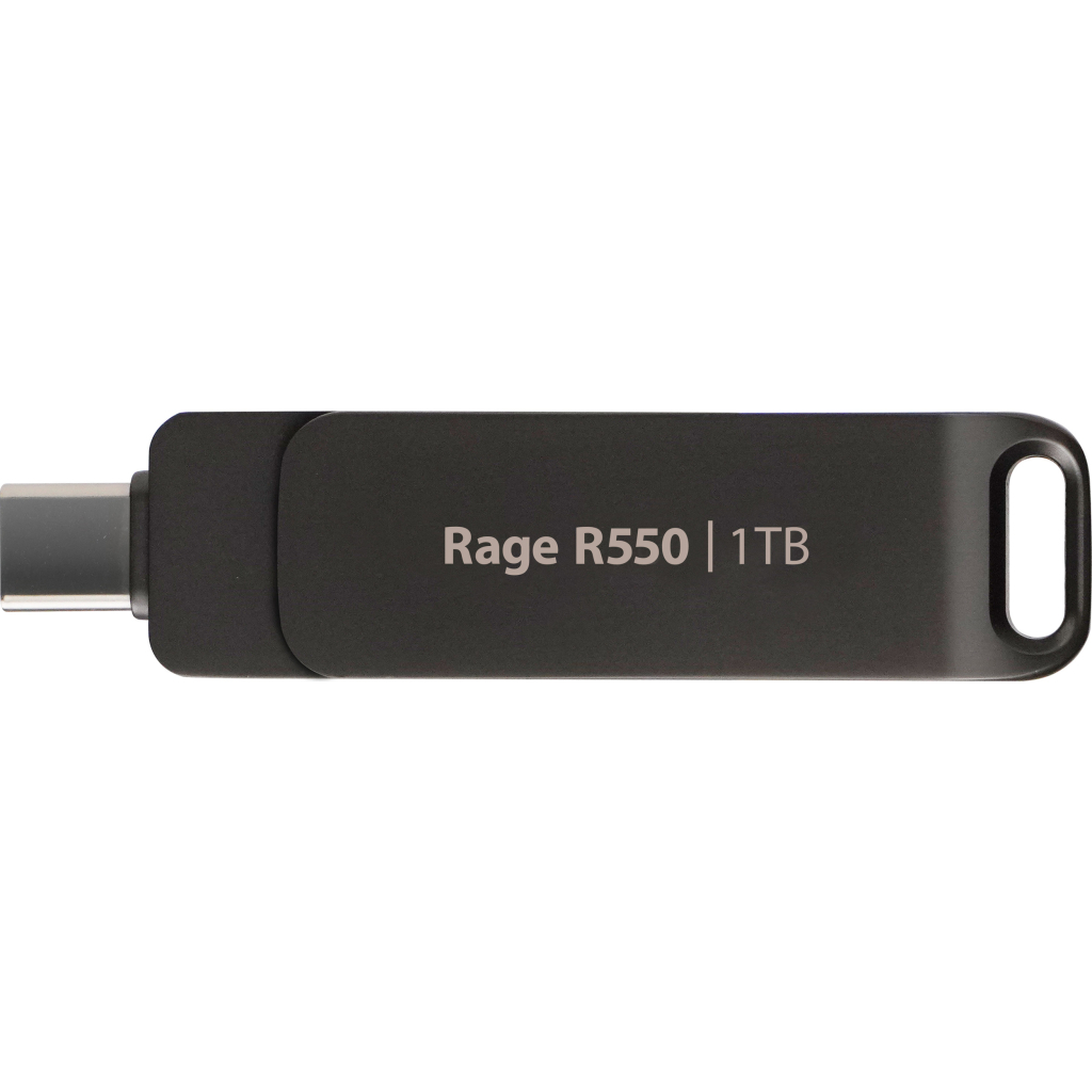 USB флеш накопичувач Patriot 1TB Rage R550 Matte Black USB 3.2/Type-C (PE1TR550DSAD) - зображення 1