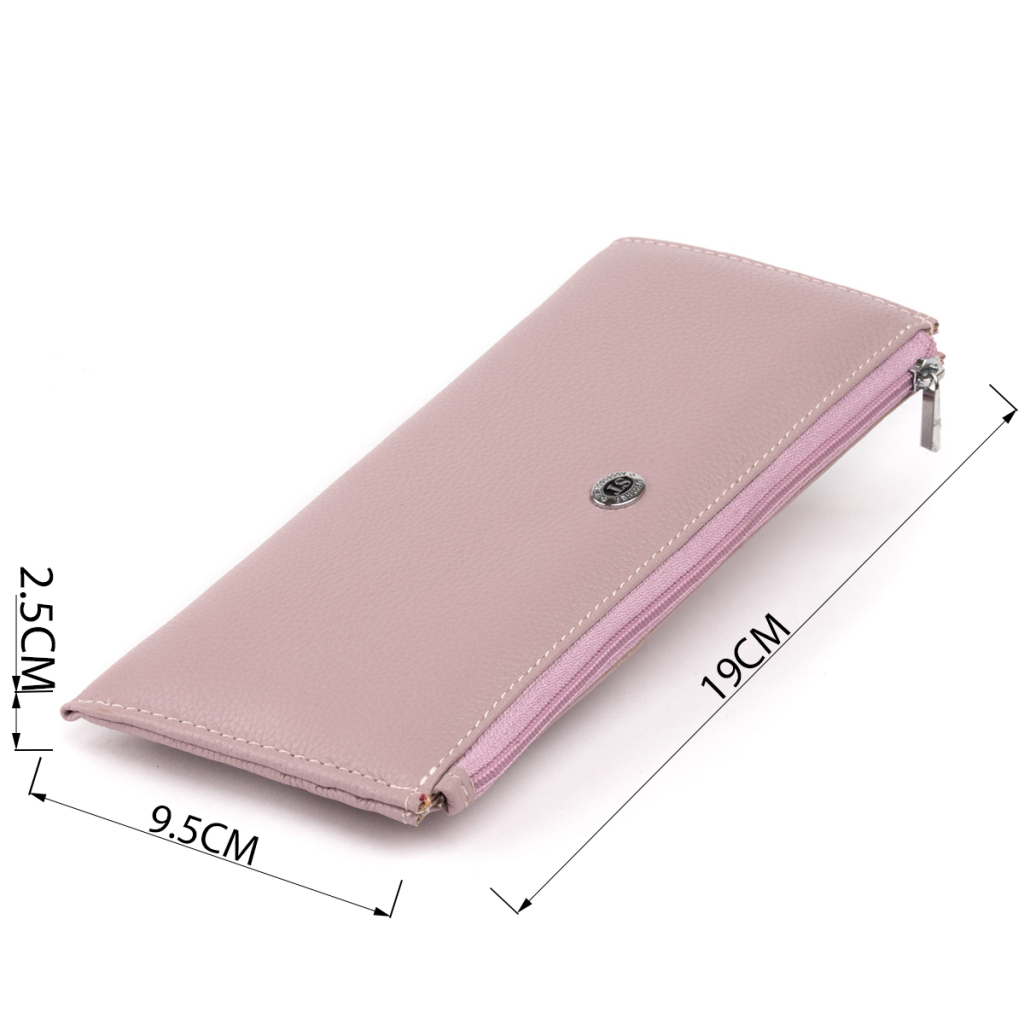 Гаманець ST Leather Зі шкіри жіночий Ліловий (19327) - зображення 3