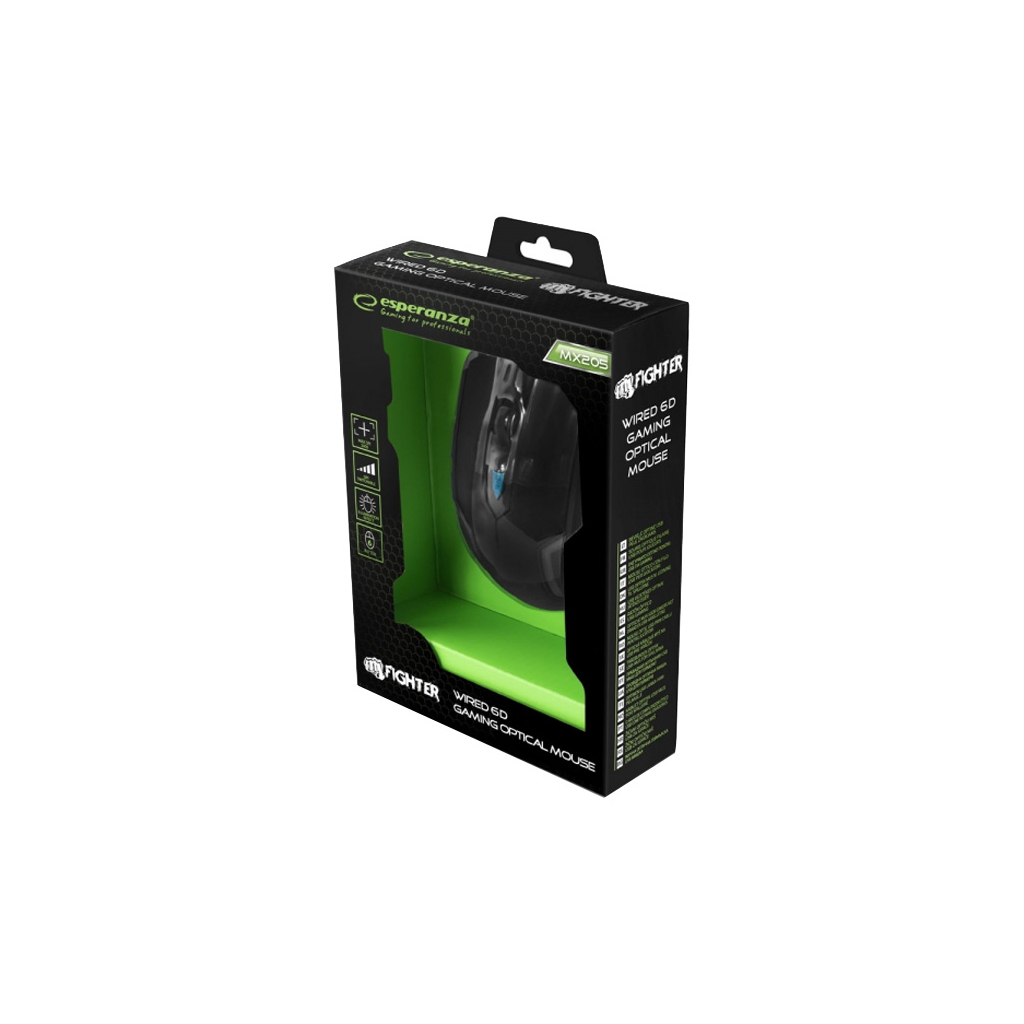 Мишка Esperanza MX205 Fighter blue (EGM205B) - зображення 4