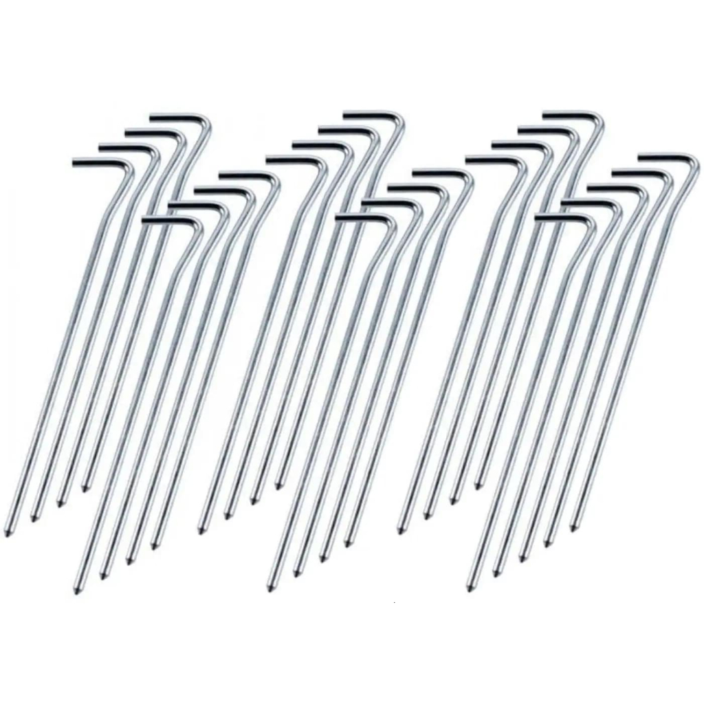 Комплект кілочків Turbat Stakes Alu 6 mm x 7" 25 шт (012.005.0301) - зображення 1