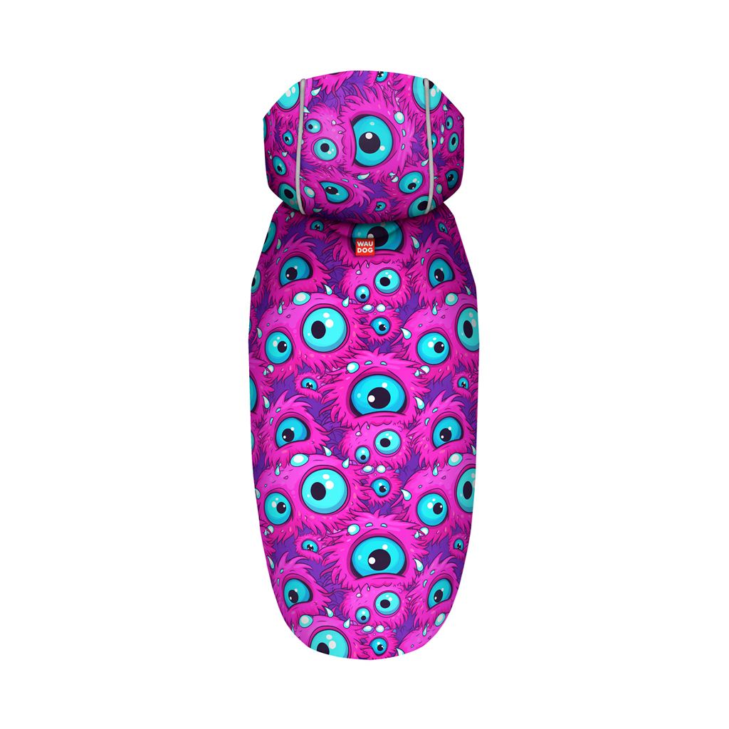 Дощовик для тварин WAUDOG Clothes Накидка з капюшоном Око монстра XL (359-4049) - зображення 3