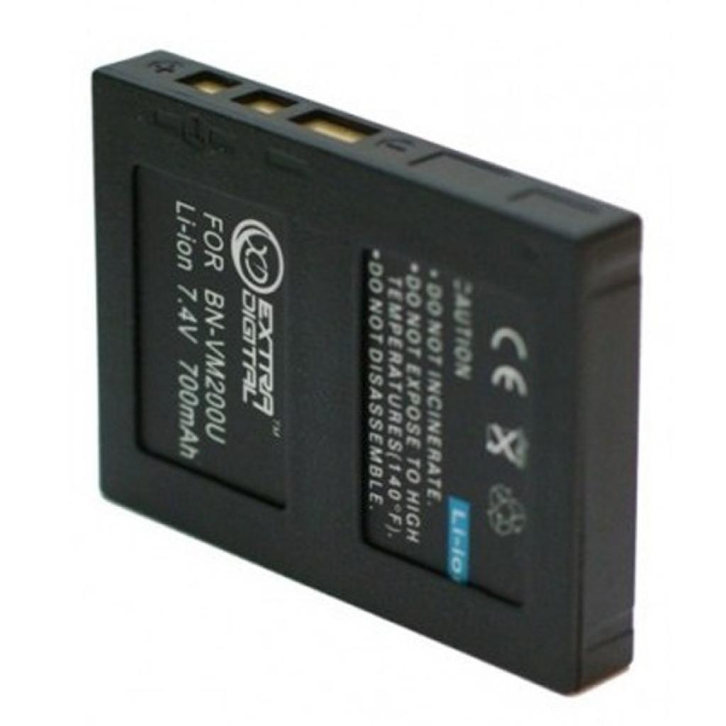 Акумулятор до фото/відео Extradigital JVC BN-VM200U (DV00DV1327) - зображення 2