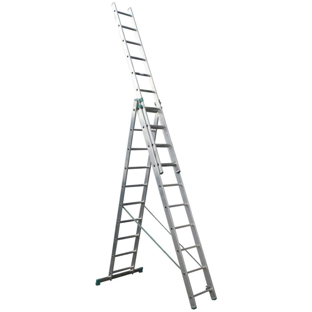 Драбина ITOSS універсальна (3 частини) - 7610 (3х10) (15096) - зображення 1