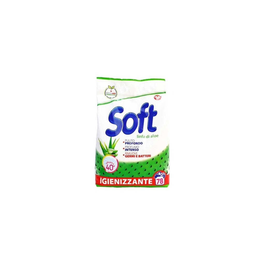 Пральний порошок Soft Linfa di Aloe Універсальний з активним киснем 3.9 кг (8003640015436) - зображення 1