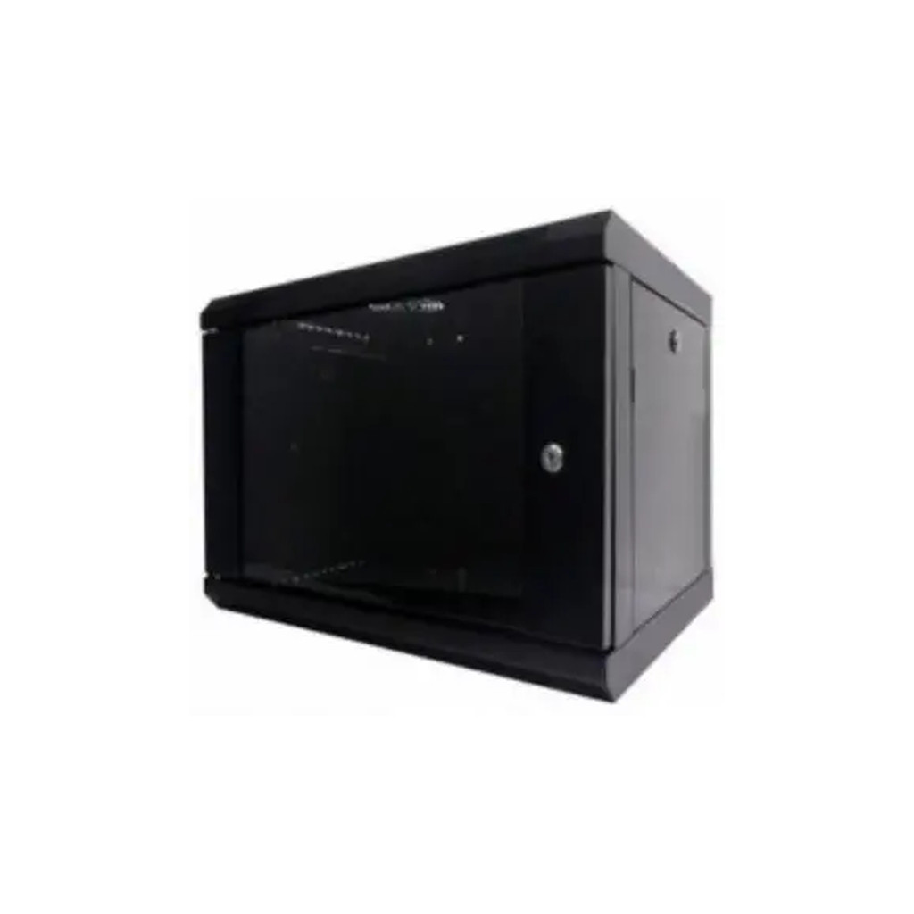 Шафа настінна Hypernet 9U 19" 600x500 (WMNC-500-9U-FLAT-BLACK) - зображення 1