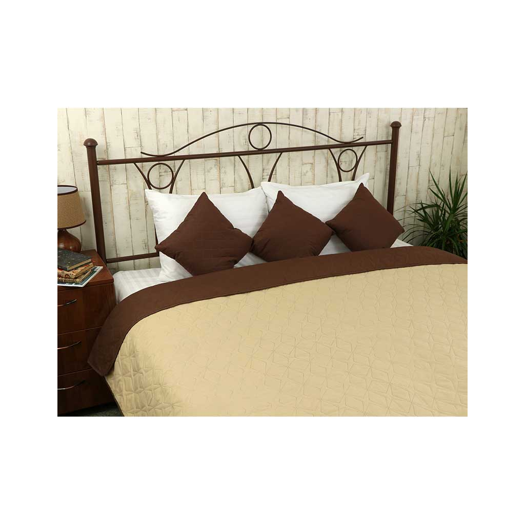 Покривало Руно двостороннє Chocolate Зірка 150х212 см (360.52У_Chocolate зірка) - зображення 4