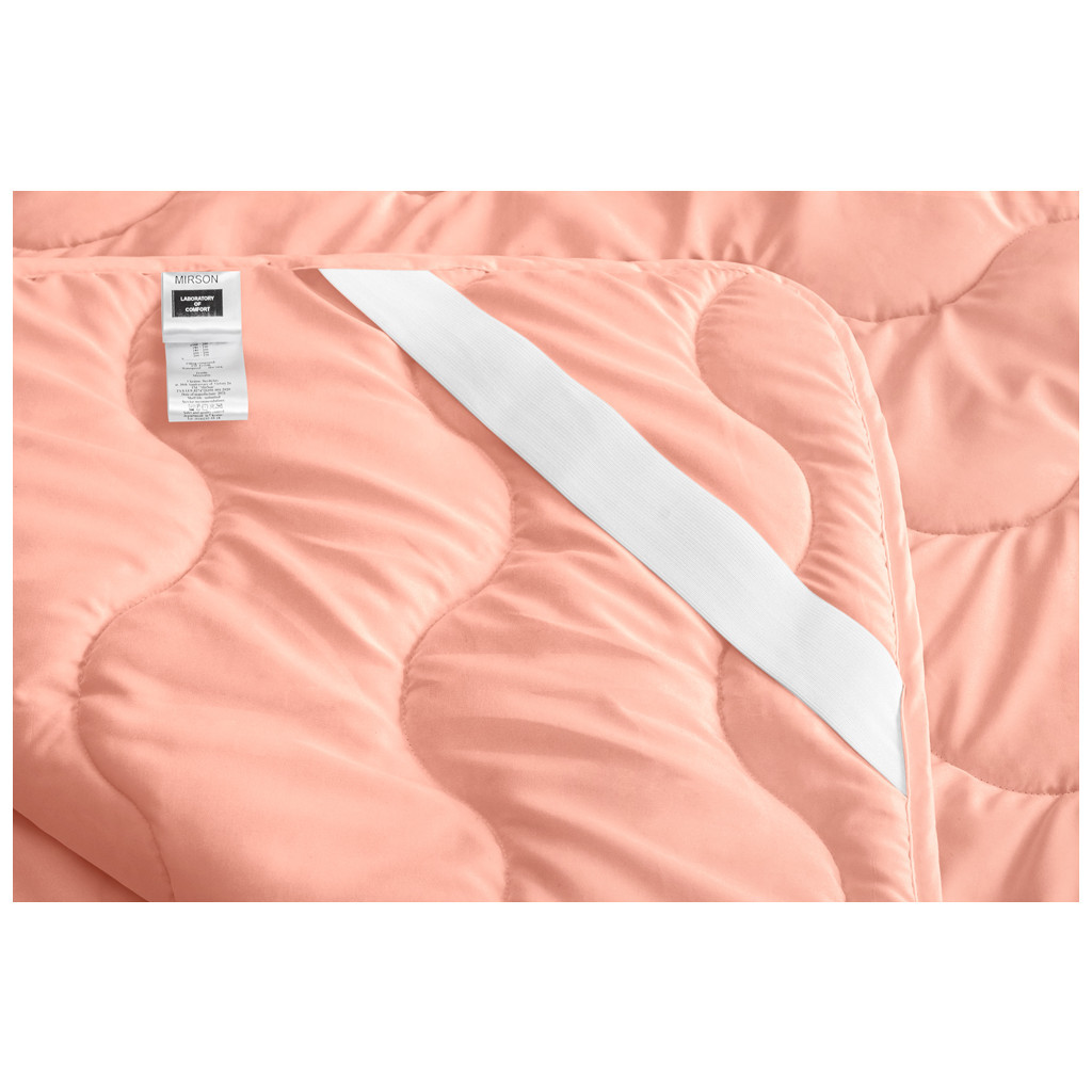 Наматрацник MirSon №1757 Eco Light Coral EcoSilk на гумці в кутках 80x200 см (2200003711196) - зображення 8