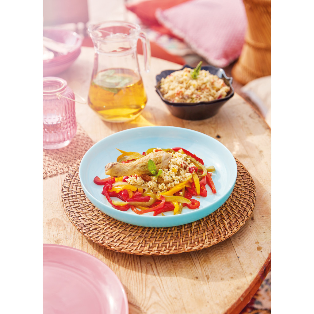 Блюдо Luminarc Friends Time 25 см Бірюзове (P6386) - зображення 3