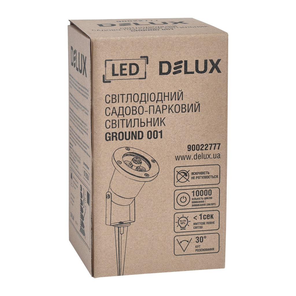 Світильник Delux GROUND 001 LED 3W 5000К 230V IP64 (90022777) - picture 3