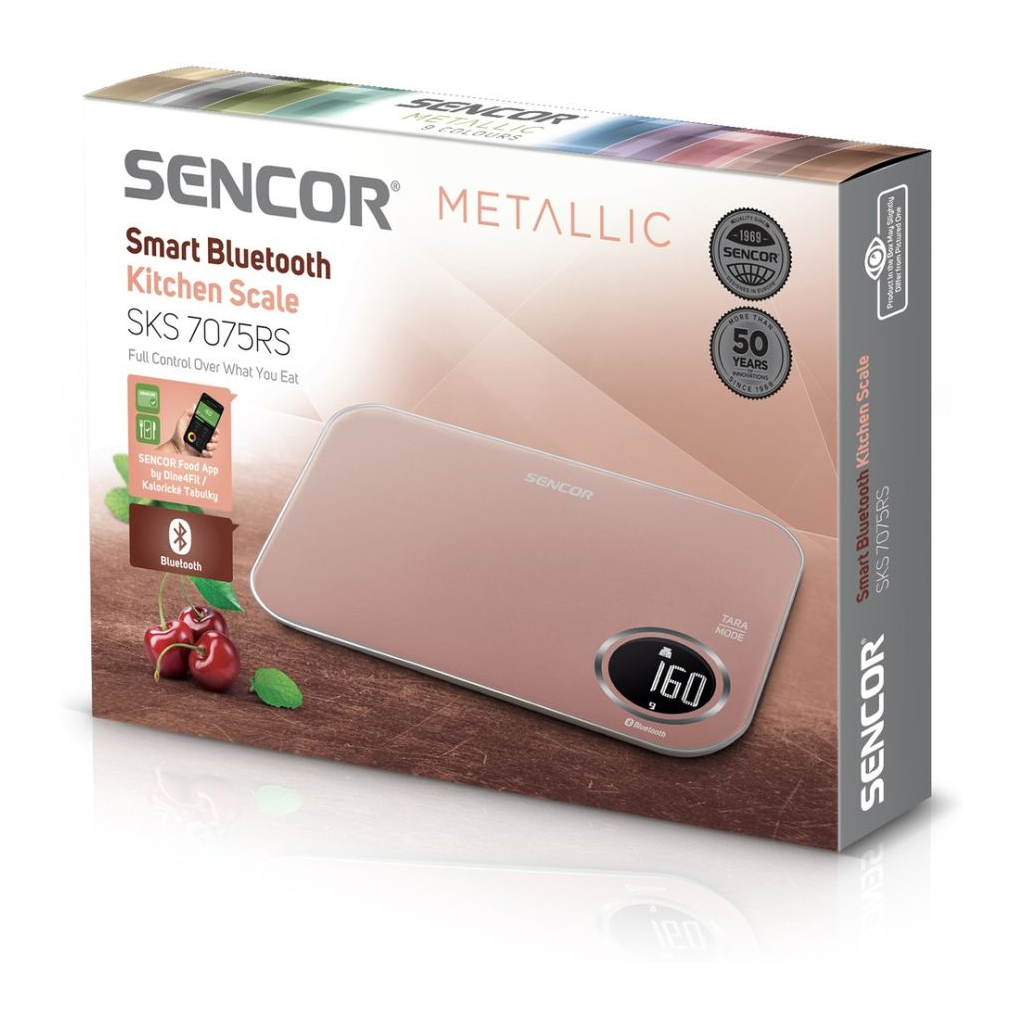 Ваги кухонні Sencor SKS7075RS - зображення 12