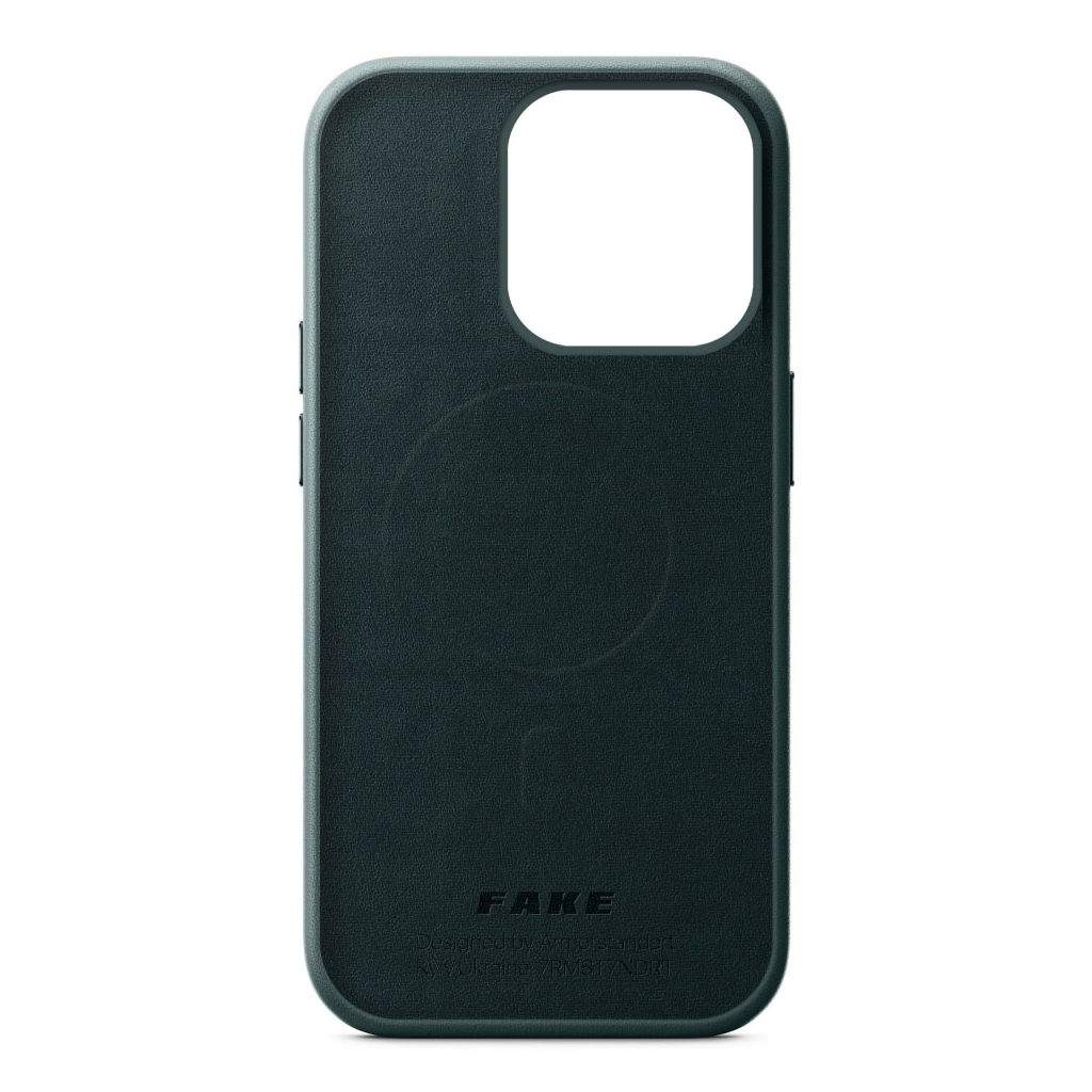Чохол до мобільного телефона Armorstandart FAKE Leather Case Apple iPhone 14 Pro Shirt Green (ARM64399) - зображення 2