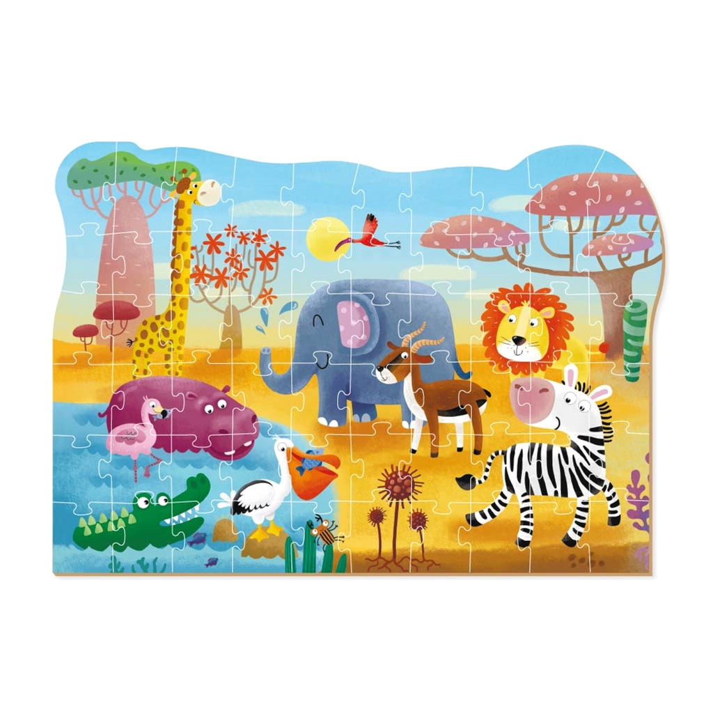 Пазл DoDo Спекотна Африка, 60 елементів (300376) - зображення 3